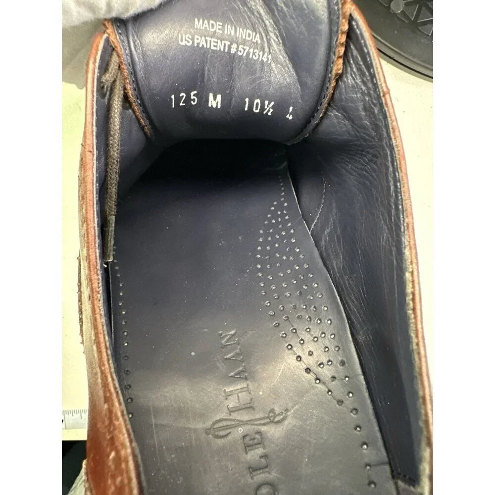 Cole Haan Brown Wingtip Oxfords Sz 10.5 M